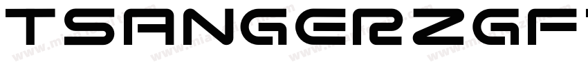 TsangerZGFT Regular字体转换